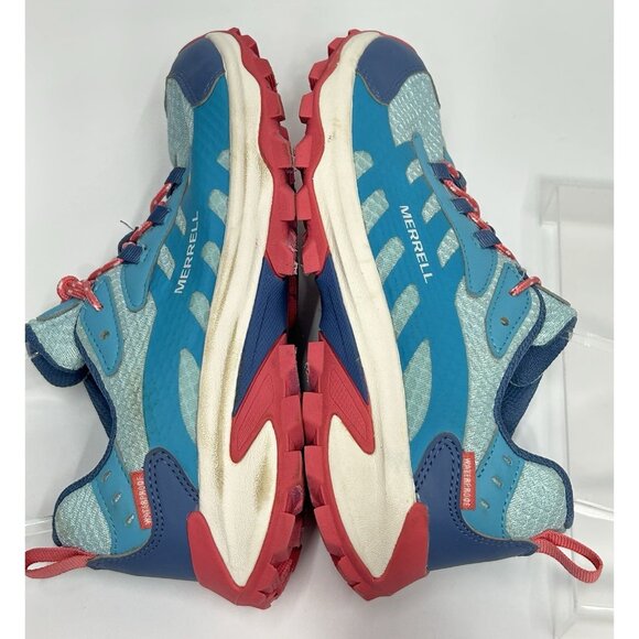 Merrell Moab Speed 2 Hiking Shoes Size 5 Big Kid/ Womens Waterproof Turquoise - Picture 7 of 9